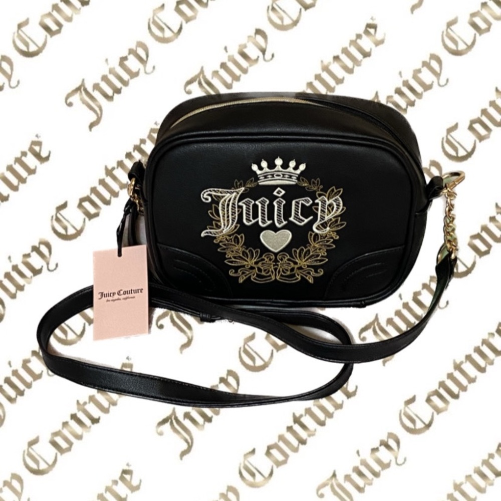 Y2K Embroidered "Heritage" Crossbody Juicy Couture bag